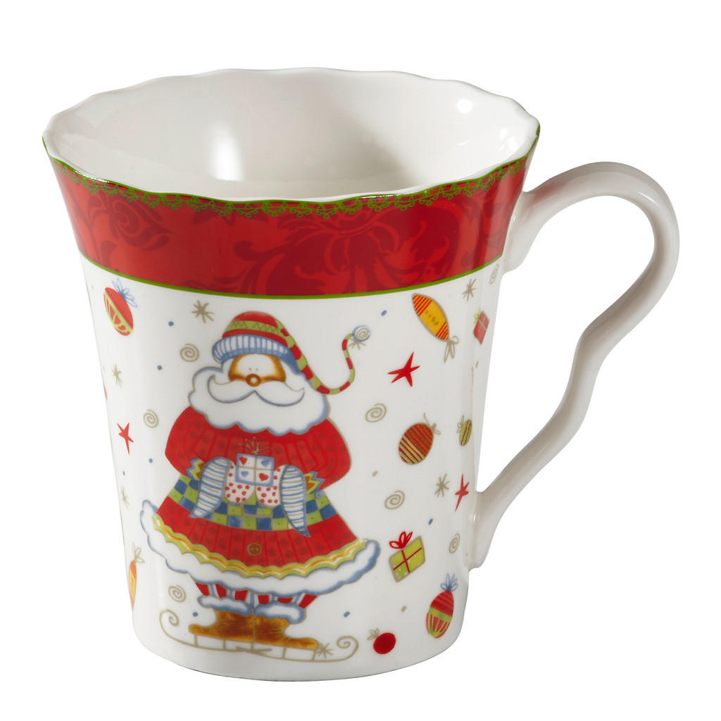 X-Mas HRNEK NA KÁVU porcelán (new bone china) X-Mas